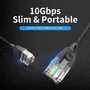 Vention Cable de Red RJ45 U/UTP IBIBJ Cat.6A 5m Negro